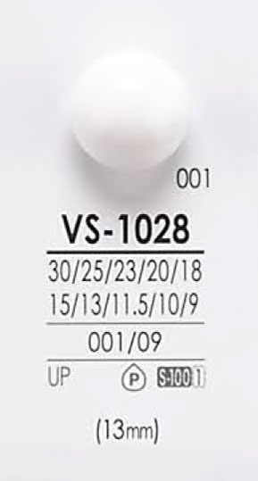 VS1028 黒&染色用ボタン アイリス
