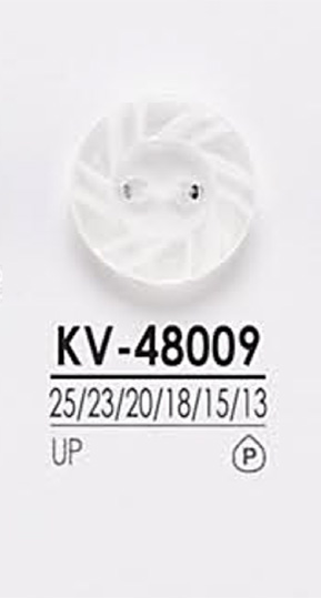 KV48009 2穴シンプルポリエステルボタン アイリス