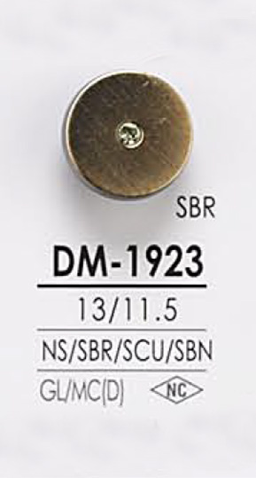 DM1923 ピンカール調 クリスタルストーン ボタン アイリス