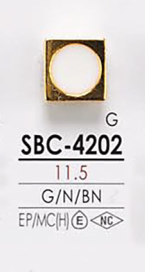 SBC4202 染色用 メタルボタン アイリス