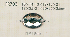PR703 ダイヤカット ボタン 大阪プラスチック工業(DAIYA BUTTON)