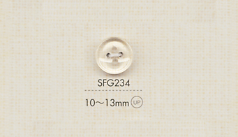 SFG234 DAIYA BUTTONS 四つ穴クリアボタン 大阪プラスチック工業(DAIYA BUTTON)