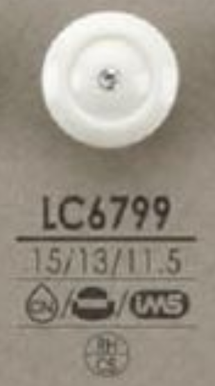 LC6799 染色用 ピンカール調 クリスタルストーン ボタン アイリス
