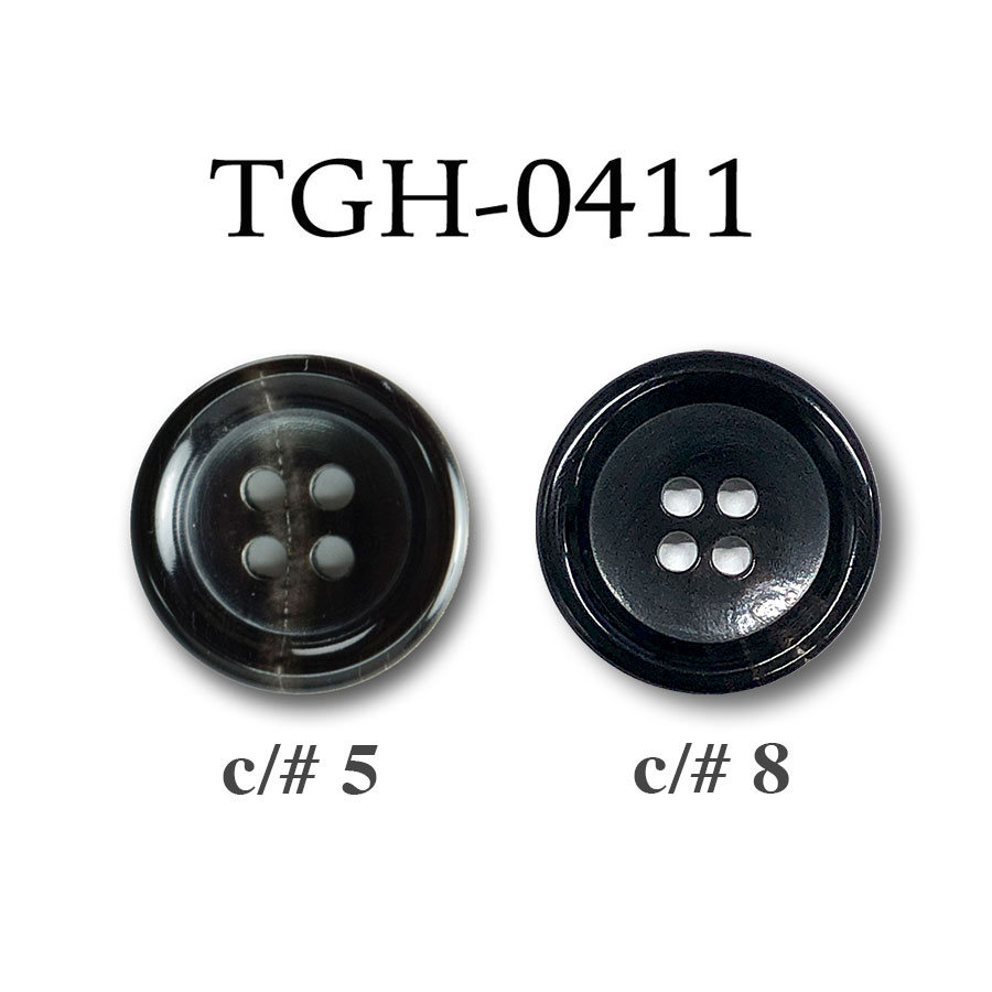 TGH0411 オリジナル 水牛4穴ボタン オークラ商事