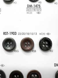 RST1903 ジャケット・スーツ用 4つ穴 メタルボタン アイリス サブ画像