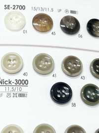 NICK3000 シャツ・軽衣料用 骨調ボタン アイリス サブ画像