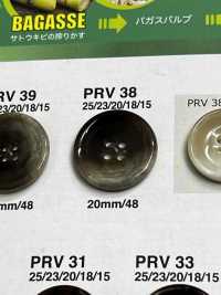 PRV38 板水牛調ボタン アイリス サブ画像