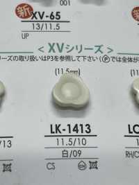 LK-1413 カゼイン樹脂製 棒足・半つやボタン アイリス サブ画像