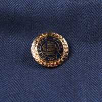 557 国産 スーツ・ジャケット用メタルボタン ゴールド/ネイビー 小暮釦製作所 サブ画像