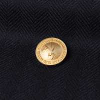 EX103 国産 スーツ・ジャケット用メタルボタン ゴールド ヤマモト(EXCY) サブ画像