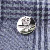 UK11 Firmin&Sons スーツ・ジャケット用メタルボタン シルバー Firmin & Sons サブ画像