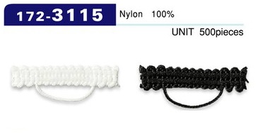 172-3115 ルーパー 組み紐タイプ タテ5mm×ヨコ30mm (入り数 500)[ルーパー・セッパ] DARIN(ダリン)