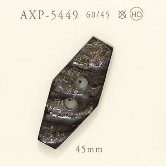AXP5449 本水牛製 トグルボタン アイリス