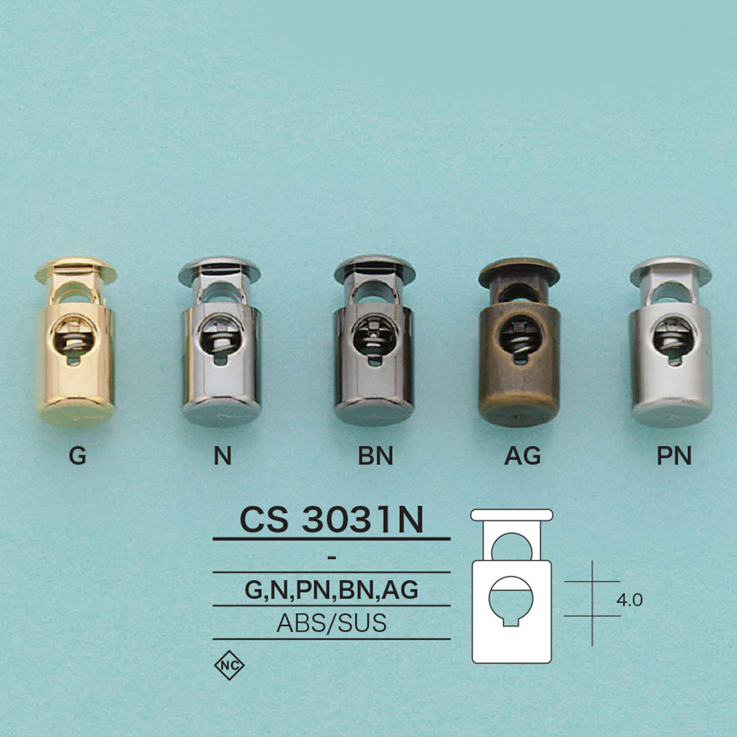 CS3031N コードロック[バックル・カン類] アイリス