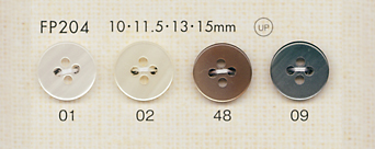 FP204 DAIYA BUTTONS 貝調ポリエステルボタン 大阪プラスチック工業(DAIYA BUTTON)