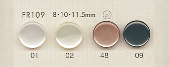 FR109 DAIYA BUTTONS 貝調ポリエステルボタン 大阪プラスチック工業(DAIYA BUTTON)