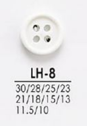 LH8 シャツからコートまで 染色用ボタン アイリス