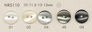 NRS110 DAIYA BUTTONS 貝調ポリエステルボタン 大阪プラスチック工業(DAIYA BUTTON)