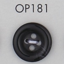 OP181 ポリエステル樹脂製 4つ穴ボタン 大阪プラスチック工業(DAIYA BUTTON)