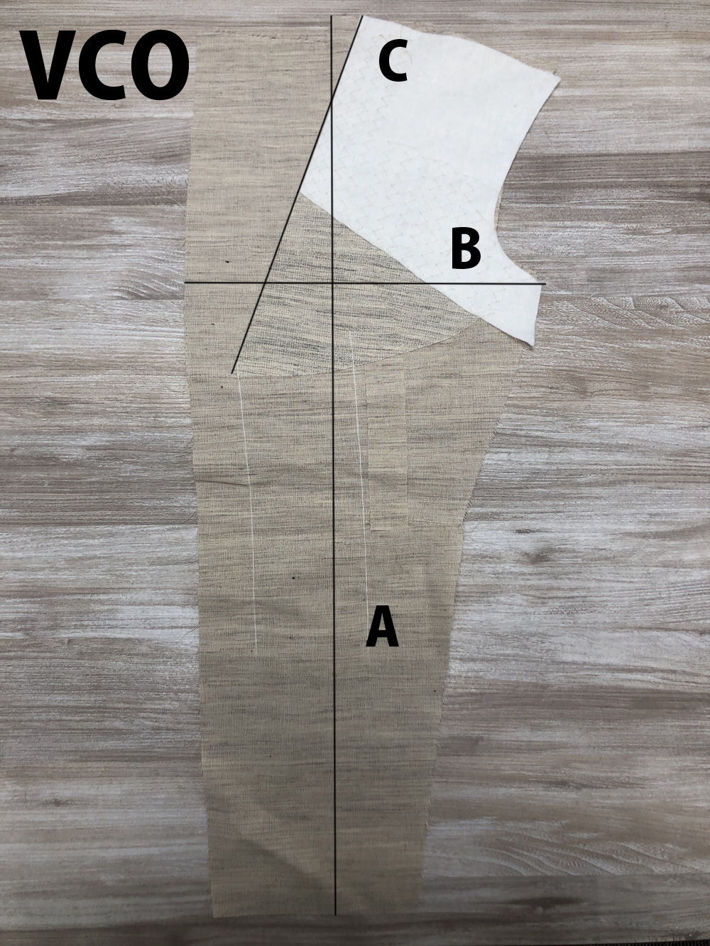 VCO メンズ向け 高級加工毛芯[芯地] オークラ商事