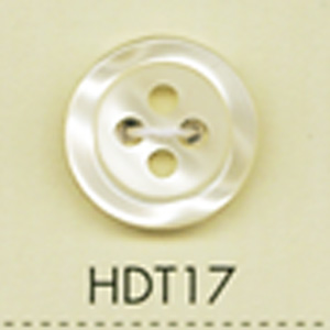 HDT17 DAIYA BUTTONS 耐衝撃HYPER DURABLE""シリーズ 貝調ポリエステルボタン"" 大阪プラスチック工業(DAIYA BUTTON)