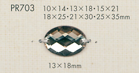 PR703 ダイヤカット ボタン 大阪プラスチック工業(DAIYA BUTTON)