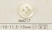 MAT17 DAIYA BUTTONS 貝調ポリエステルボタン 大阪プラスチック工業(DAIYA BUTTON)