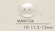 MAW104 DAIYA BUTTONS 貝調ポリエステルボタン 大阪プラスチック工業(DAIYA BUTTON)