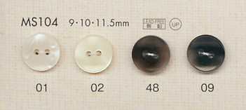 MS104 DAIYA BUTTONS 貝調ポリエステルボタン 大阪プラスチック工業(DAIYA BUTTON)