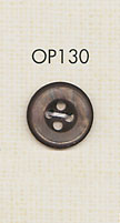 OP130 上品 華やか 4つ穴 ポリエステルボタン 大阪プラスチック工業(DAIYA BUTTON)