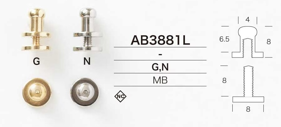 AB3881L AB3881L ネジ式トップパーツ[雑貨その他] アイリス