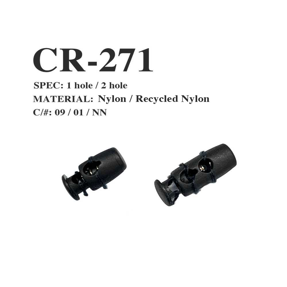 CR-271 漁網リサイクルナイロン コードストッパー[バックル・カン類] モリト(MORITO)