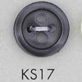 KS17 ポリエステル樹脂製 フチあり 4つ穴ボタン 大阪プラスチック工業(DAIYA BUTTON)