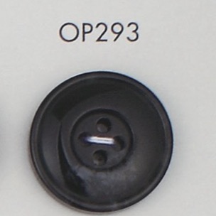 OP293 ポリエステル樹脂製 4つ穴ボタン 大阪プラスチック工業(DAIYA BUTTON)
