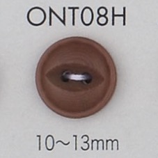 ONT08H 天然素材 コロゾ ナット 2つ穴 ボタン 大阪プラスチック工業(DAIYA BUTTON)