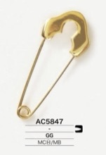 AC5847 ハイキャスト/真鍮製 キルトピン[雑貨その他] アイリス