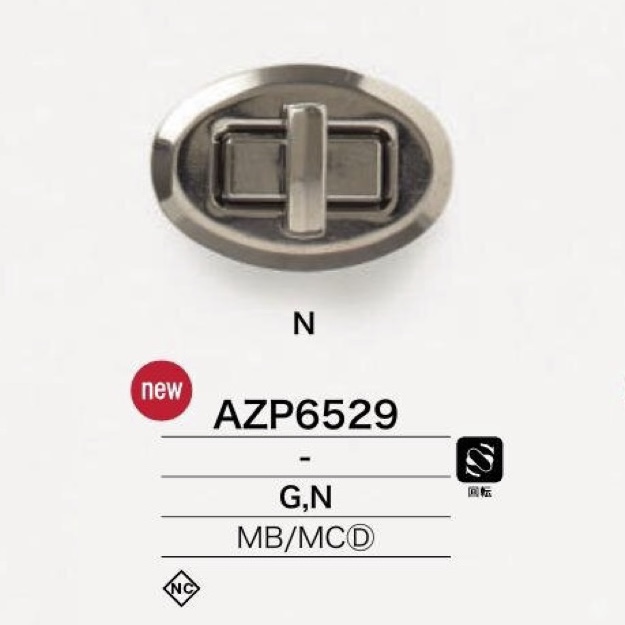 AZP6529 真鍮/ダイカスト製 ヒネリ金具[雑貨その他] アイリス