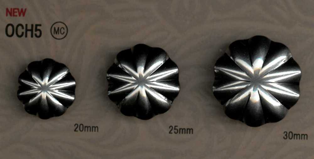OCH5 コンチョボタン フラワー 大阪プラスチック工業(DAIYA BUTTON)