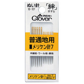 18107 ぬい針　絆メリケン針７　Ｙ７[手芸用品] クロバー