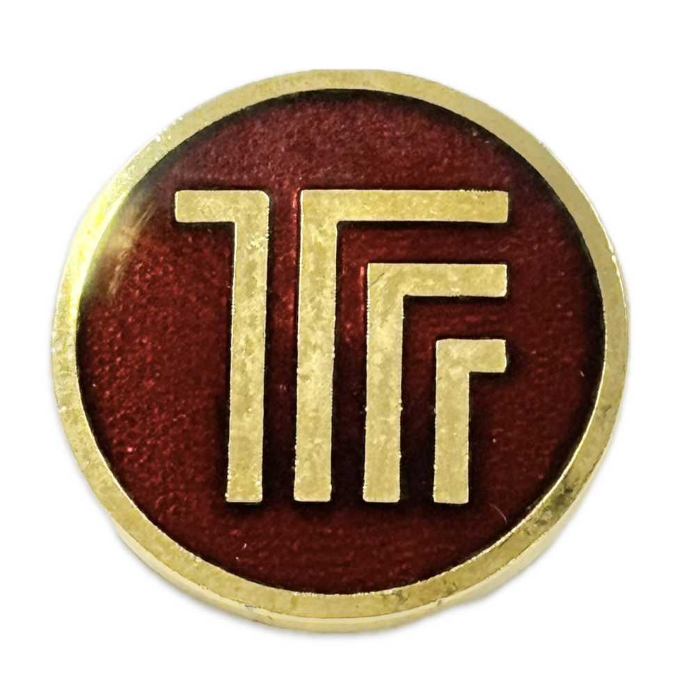 EX95 国産 スーツ・ジャケット用メタルボタン ゴールド 赤