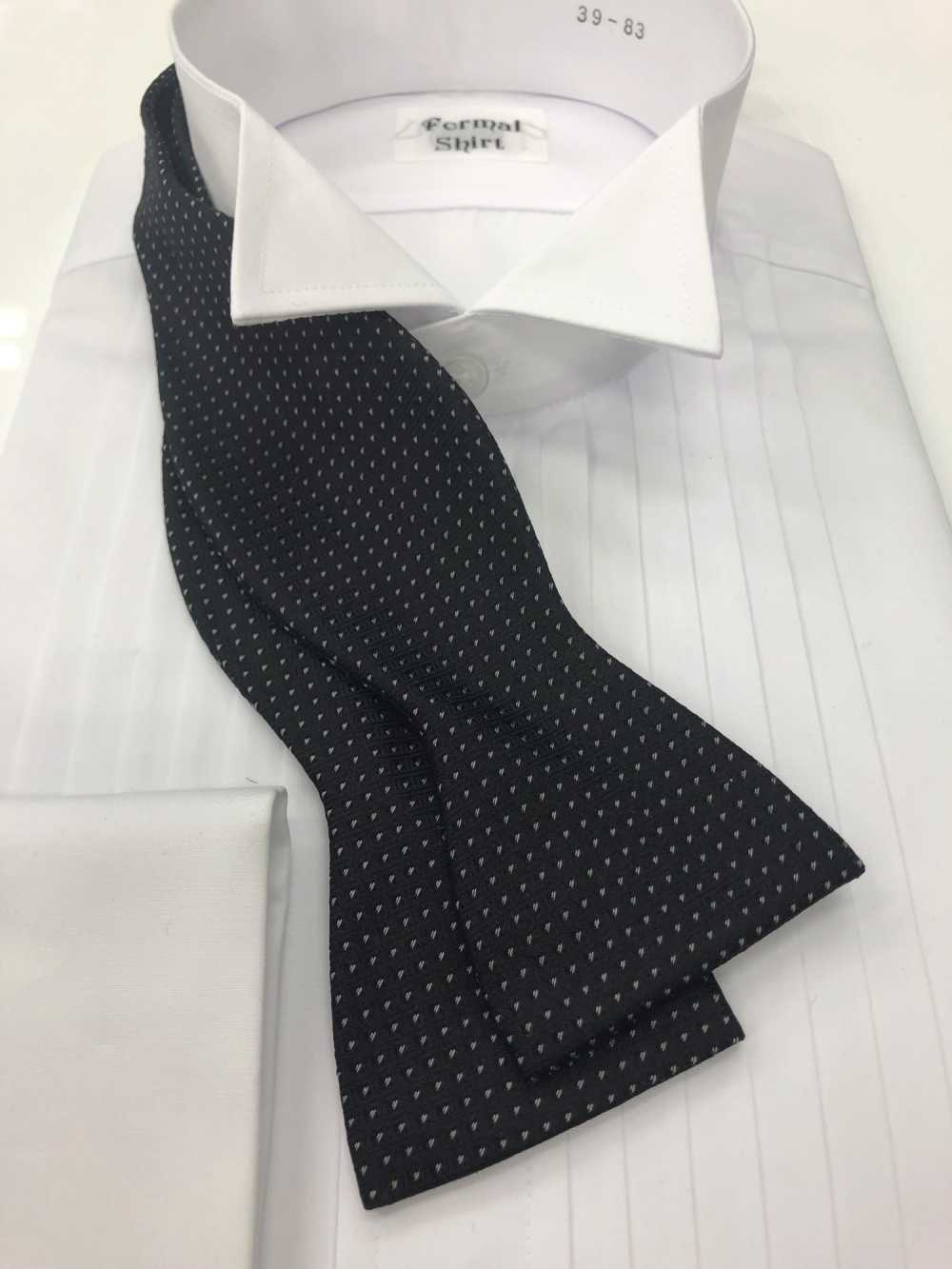 MT-118 国産シルク 手結び蝶ネクタイ[フォーマルアクセサリー] ヤマモト(EXCY)