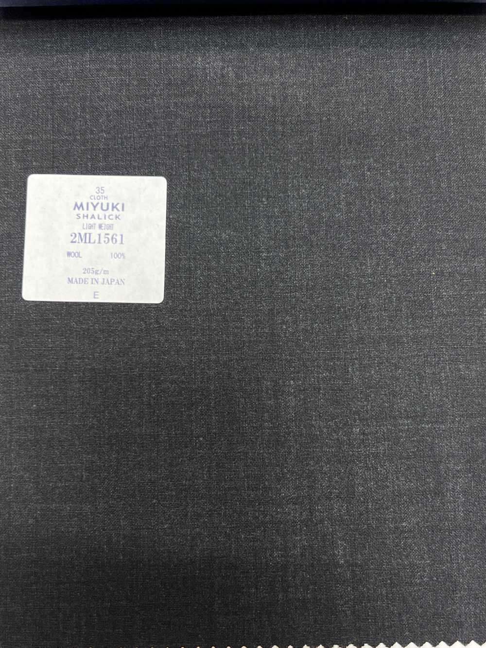 2ML1561 MIYUKI COMFORT SHALICK LIGHT WEIGHT チャコールグレー[生地] 御幸毛織(ミユキ)