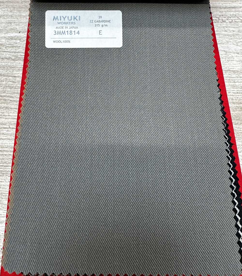 3MM1814 VARAIETES ZZ GABARDINE ミディアムグレー[生地] 御幸毛織(ミユキ)