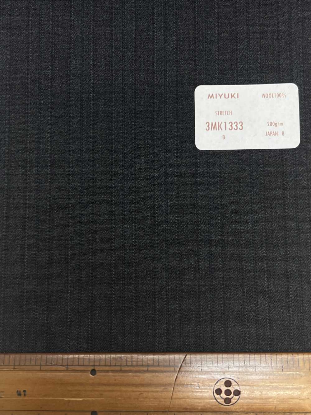 3MK1333 COMFORT LINE ACTIVA STRETCH チャコールグレー[生地] 御幸毛織(ミユキ)