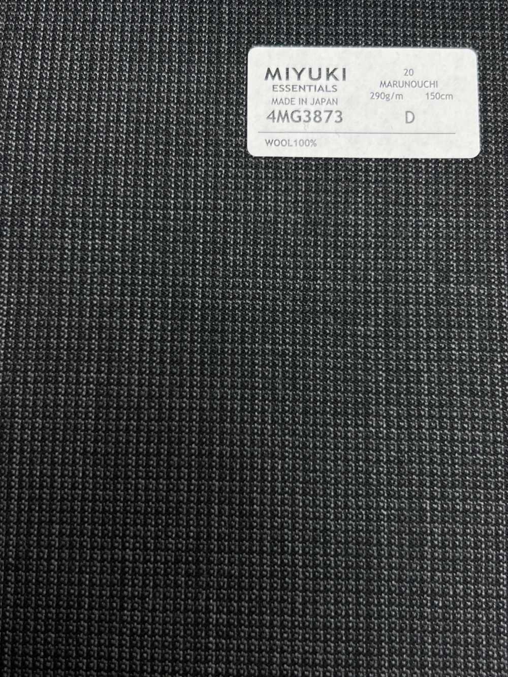 4MG3873 25AW MARUNOUCHI(マルノウチ) チェック グレー[生地] 御幸毛織(ミユキ)
