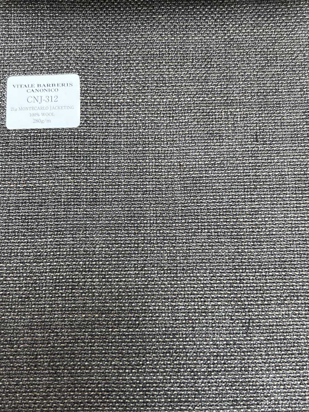 CNJ312 CANONICO(カノニコ) 定番 21μMONTECARLO JACKETING ホップサック ライトブラウン 無地[生地] CANONICO(カノニコ)