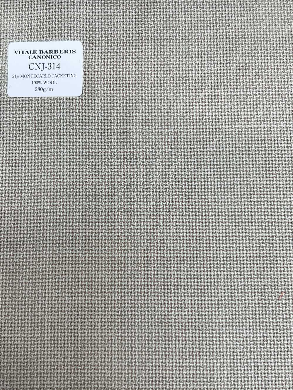 CNJ314 CANONICO(カノニコ) 定番 21μMONTECARLO JACKETING ホップサック ライトベージュ 無地[生地] CANONICO(カノニコ)