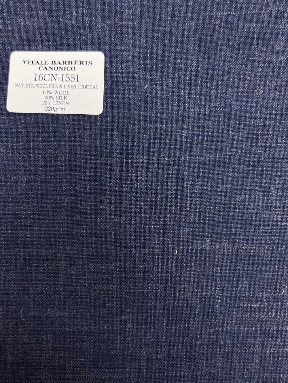 16CN1551 26SS VBC ヴィターレ・バルベリス・カノニコ ""SUPERSONIC"" NATURAL STRETCH  WOOL SILK & LINEN TROPICAL[生地] CANONICO(カノニコ)