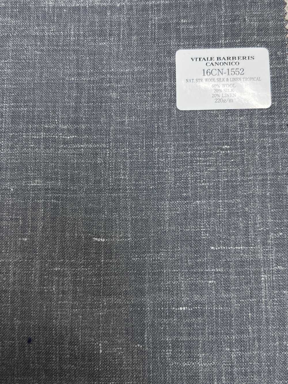 16CN1552 26SS VBC ヴィターレ・バルベリス・カノニコ ""SUPERSONIC"" NATURAL STRETCH  WOOL SILK & LINEN TROPICAL[生地] CANONICO(カノニコ)