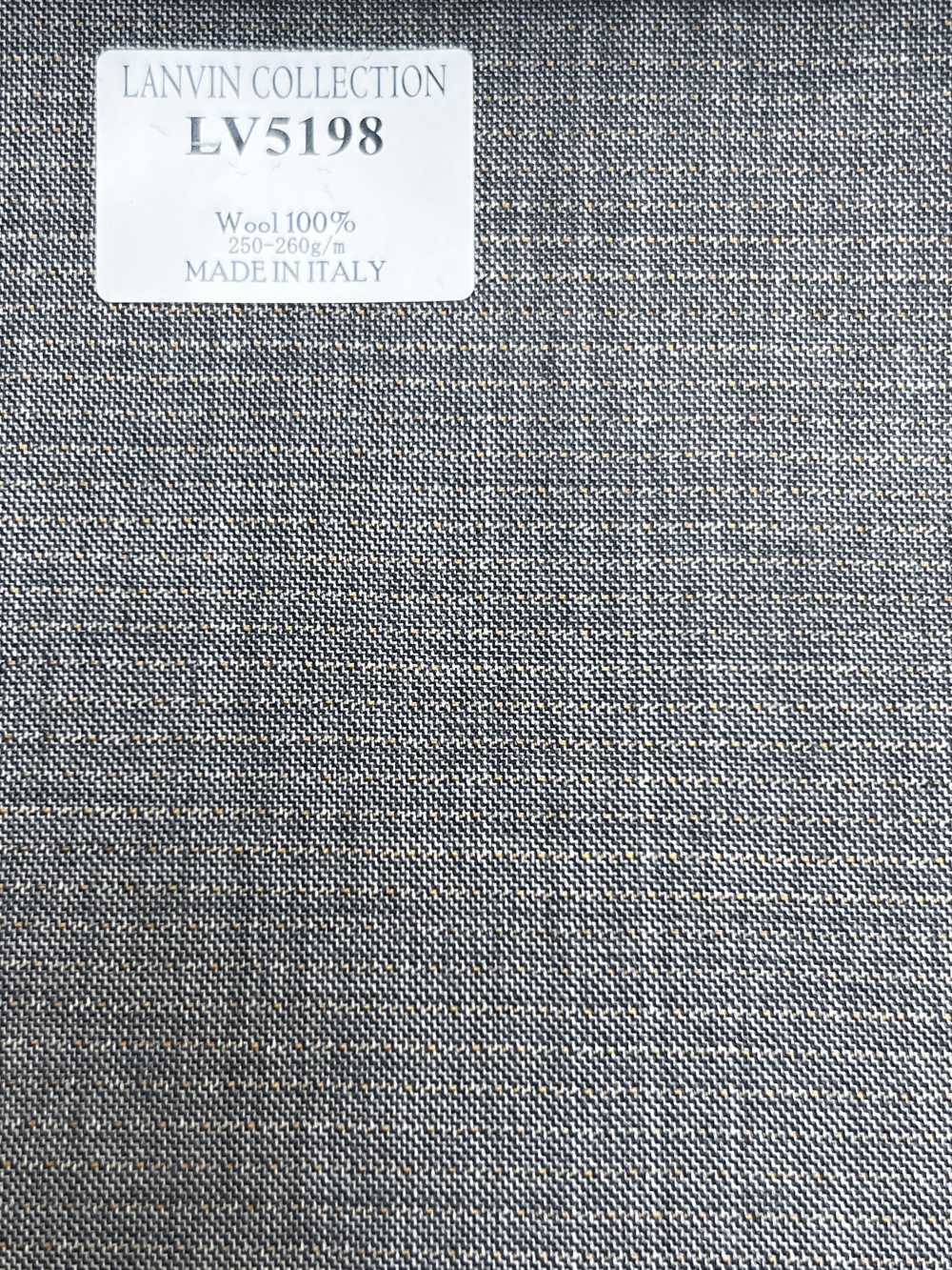 LV5198 LANVIN COLLECTION ライトグレー×ベージュ ボーダー[生地] 細井商事株式会社